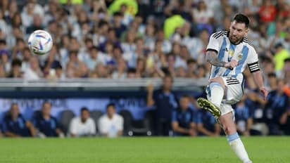 മഴവില്ലഴകുള്ള ഫ്രീകിക്ക്, 800 ഗോള്‍ തികച്ച് മെസി; വിജയത്തേരില്‍ അര്‍ജന്‍റീന