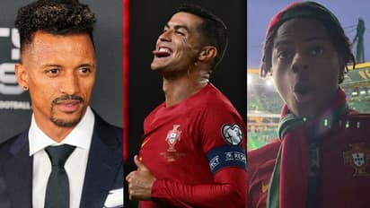 വേണ്ടിവന്നാല് ചങ്ക് പറിച്ചുകൊടുക്കും; റൊണാള്ഡോയുടെ ഗോളിന് നാനിയുടെ ആഘോഷം വൈറല്, കൂട്ടിന് ഐഷോസ്പീഡും