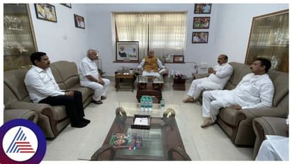 Karnataka Election 2023: ರೋಡ್ ಶೋ ರದ್ದು,  ಬಿಜೆಪಿ ನಾಯಕರ ಜತೆ ಅಮಿತ್ ಶಾ ಸಭೆ