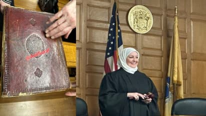 ഖുര്ആനിൽ തൊട്ട് സത്യപ്രതിജ്ഞ ചെയ്ത് നാദിയ കഹ്ഫ്, അമേരിക്കയിലെ ആദ്യത്തെ ഹിജാബ് ധരിച്ച വനിതാ ജഡ്ജി