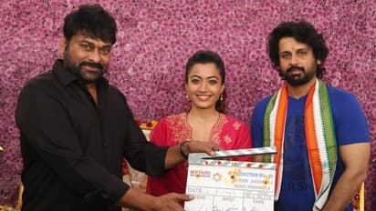 மெகாஸ்டார் சிரஞ்சீவி கிளாப் நிதின் - ராஷ்மிகா நடிக்கும் VNRTrio படத்தின் படப்பிடிப்பு!