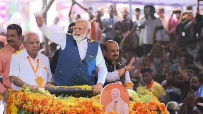 പ്രധാനമന്ത്രിയുടെ റോഡ് ഷോയ്ക്കിടെ സുരക്ഷാ വീഴ്ച, ഒരാൾ കസ്റ്റഡിയിൽ