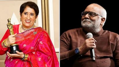 MM Keeravani spills what happened after Guneet Monga's cut-off speech post Oscars win
