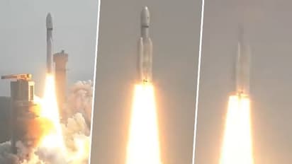 ISRO's heaviest rocket LVM-M3 lifts off smoothly in its sixth mission with 36 OneWeb satellites
