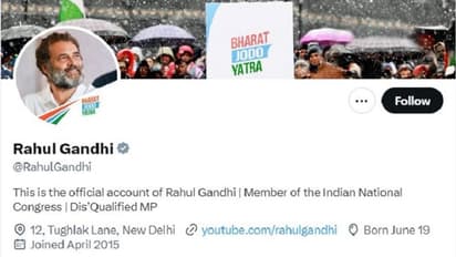 ಅನರ್ಹ ಸಂಸದ ಎಂದು ಟ್ವಿಟ್ಟರ್‌ ಪ್ರೊಫೈಲ್‌ನಲ್ಲಿ ಬರೆದುಕೊಂಡ 'ಕೈ' ನಾಯಕ ರಾಹುಲ್‌ ಗಾಂಧಿ  