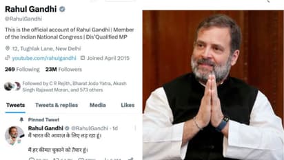 'അയോഗ്യനാക്കപ്പെട്ട എം പി' ട്വിറ്ററില് ബയോ മാറ്റി രാഹുല്ഗാന്ധി