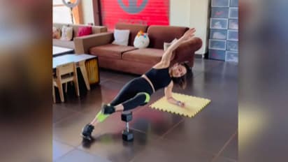 ഫിറ്റ്നസില് 'നോ' വിട്ടുവീഴ്ച; വര്ക്കൗട്ട് വീഡിയോ പങ്കുവച്ച് സോഹ അലി ഖാന്