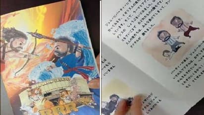 காமிக் புத்தகமாக ஆர்.ஆர்.ஆர் திரைப்படம்... நெட்டிசன்களை வியப்பில் ஆழ்த்திய ஜப்பானிய ரசிகரின் செயல்!!