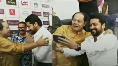 'എന്നുടെ പെരിയ അച്ചീവ്മെന്റ്': ഇന്നസെന്റിനൊപ്പം സെൽഫി എടുത്ത സൂര്യ