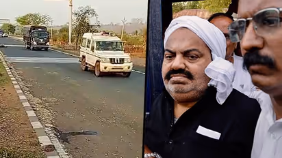 Uttar Pradesh Police brings gangster-politician Atiq Ahmed to Prayagraj amid tight security