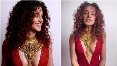 ಮೈ ಕಾಣುವ ಬಟ್ಟೆಗೆ ದೇವಿ ಲಕ್ಷ್ಮಿ ನೆಕ್ಲೇಸ್ ಧರಿಸಿದ್ದ ನಟಿ ತಾಪ್ಸಿ ಪನ್ನು ವಿರುದ್ಧ ದೂರು ದಾಖಲು