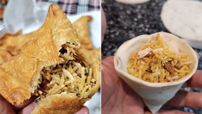 'വിചിത്രമായ സമൂസ!'; എന്താണ് ഇതിനകത്തെന്ന് മനസിലായോ?