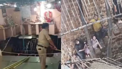 12 killed, several feared trapped as portion of temple in Indore caves in during Ram Navami celebrations