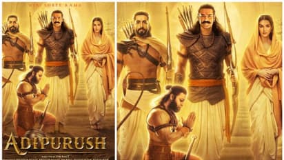 ராமர் அவதாரத்தில் பிரபாஸ்..! ராம நவமியை முன்னிட்டு 'ஆதி புருஷ்' படக்குழு வெளியிட்ட போஸ்டர்!