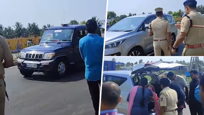Karnataka Election 2023: Officials search CM Bommai's car in Chikkaballapura - WATCH