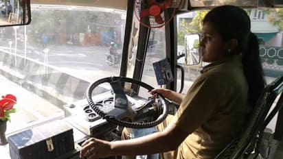 ಈ ಮಹಿಳಾ ಬಸ್ ಡ್ರೈವರ್ ಡ್ರೈವಿಂಗ್ ಸ್ಕಿಲ್‌ಗೆ ಪ್ರಯಾಣಿಕರು ಫಿದಾ