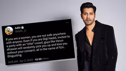 Varun Dhawan breaks his silence on being trolled for lifting and kissing Gigi Hadid; says it was 'planned'