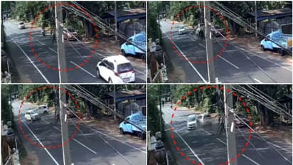 കിളിമാനൂരിൽ കാ‍ർ നിയന്ത്രണം വിട്ട് 2 കാറുകളിലിടിച്ച് സ്കൂട്ടറും ഇടിച്ച് തെറിപ്പിച്ചു, യുവതിക്ക് ദാരുണാന്ത്യം