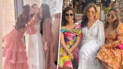 RRR star Ram Charan's wife Upasana Konidela's baby shower pictures OUT