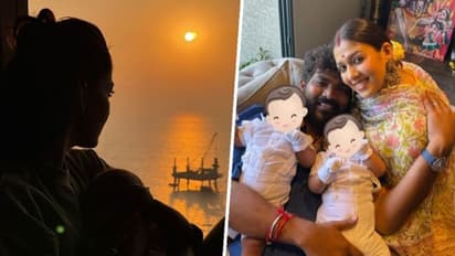 First Glimpse: Vignesh Shivan posts the cutest photo of Nayanthara and her sons, revealing their faces