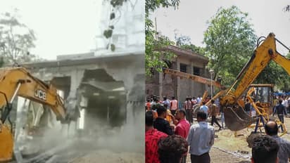 36 പേരുടെ ജീവനെടുത്ത കിണറപകടം; ക്ഷേത്രത്തിലെ അനധികൃത നിര്‍മിതികള്‍ ബുൾഡോസർ കൊണ്ട് പൊളിച്ച് അധികൃതര്‍