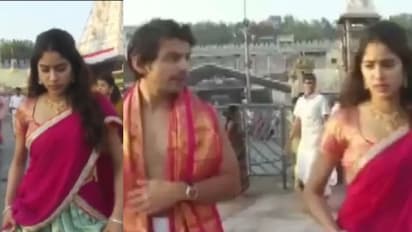 ಬಾಯ್ಫ್ರೆಂಡ್ ಜೊತೆ ತಿರುಪತಿಯಲ್ಲಿ ಕಾಣಿಸಿಕೊಂಡ ಜಾನ್ವಿ ಕಪೂರ್; ತಿಮ್ಮಪ್ಪನಿಗೆ ವಿಶೇಷ ಪೂಜೆ ಸಲ್ಲಿಸಿದ ನಟಿ