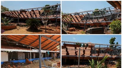 പള്ളിയിലെ നിർമ്മാണത്തിലിരുന്ന ഊട്ടുപുര തകർന്നുവീണു; വൻ ദുരന്തം ഒഴിവായത് തലനാരിഴക്ക്