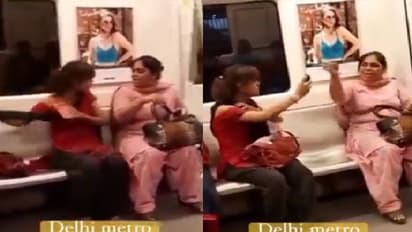 டெல்லி மெட்ரோவில் 2 பெண்களுக்கு இடையே வாக்குவாதம்... வன்முறையாக மாறியதால் சக பயணிகள் அதிர்ச்சி!!