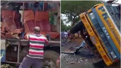 ട്രാൻസ്പോർട്ട് ബസും ട്രക്കും കൂട്ടിയിടിച്ച് നടുക്കുന്ന അപകടം, 3 സ്ത്രീകൾ മരിച്ചു; നിരവധിപേർക്ക് പരിക്ക്