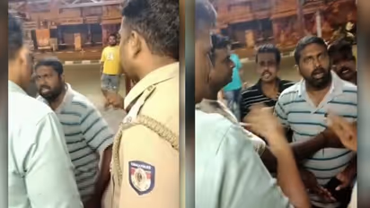 കസ്റ്റഡിയിലെടുത്ത ഡിവൈഎഫ്ഐ പ്രവര്ത്തകനെ വിടണം, സ്റ്റേഷനു മുന്നിൽ സിപിഎം ബ്രാഞ്ച് സെക്രട്ടറിയുടെ അഴിഞ്ഞാട്ടം