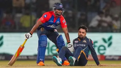 IPL 2023: ரஷீத் கான் வயிற்றில் இடித்த சர்ப்ஃராஸ் கான்; வேண்டுமென்றே நடந்ததா?