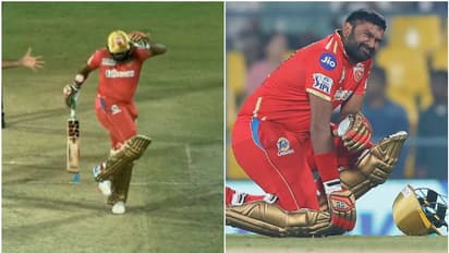 അടിയോടടിക്കിടെ പഞ്ചാബിന് കനത്ത തിരിച്ചടി; ധവാന്‍റെ കനത്ത ഷോട്ട് കൊണ്ട് വേദനയില്‍ പുളഞ്ഞ് രജപക്സെ, പരിക്ക്?