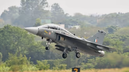 Big boost for LCA Tejas program; first series production LCA Trainer takes to the skies