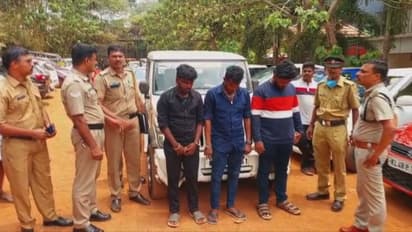 കുന്നംകുളത്ത് വൻ ലഹരിവേട്ട; 16 ലക്ഷം രൂപയുടെ ഹാഷിഷ് ഓയിലുമായി മൂന്ന് പേർ പിടിയിൽ