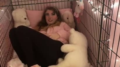 സമാധാനം കിട്ടുന്നത് പട്ടിക്കൂട്ടിൽ കിടന്നുറങ്ങുമ്പോഴെന്ന് യുവതി, കളിയാക്കി സോഷ്യൽ മീഡിയ