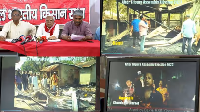 ത്രിപുരയിലെ അക്രമങ്ങളില്‍ രാജ്യവ്യാപക പ്രതിഷേധം ഉയര്‍ത്താന്‍ കിസാൻ സഭ,മനുഷ്യാവകാശകമ്മീഷനിലും ഉന്നയിക്കും