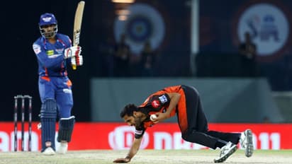 ലഖ്‌നൗ സൂപ്പര്‍ ജെയന്റ്‌സിന് രണ്ട് വിക്കറ്റ് നഷ്ടം; എങ്കിലും സണ്‍റൈസേഴ്‌സ് ഹൈദരാബാദ് പ്രതിരോധത്തില്‍ തന്നെ