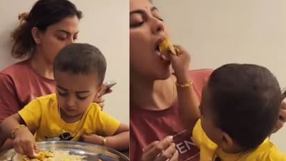 'ഇതിലിപ്പോള് ആരാണ് കുഞ്ഞുവാവ'; സഹോദരന്റെ മകനൊപ്പമുള്ള ക്യൂട്ട് വീഡിയോയുമായി അനുശ്രീ