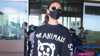 'STFU': Fans mock Alia Bhatt for wearing a 'SPEAK UP FOR ANIMALS' shirt and holding leather bag