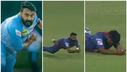 അതേ ഊ‍ർജം, അതേ തീവ്രത! പ്രായത്തില്‍ എന്ത് കാര്യം, ഡൈവ് ചെയ്ത് പന്ത് കൈപ്പിടിയിലാക്കി അമിത് മിശ്ര, വീഡിയോ