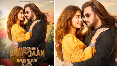 Kisi Ka Bhai Kisi Ki Jaan new Poster OUT: Witness Salman Khan, Pooja Hegde's sizzling on-screen chemistry