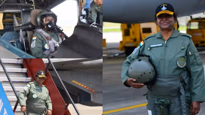 തേസ്പൂർ താഴ്വരകൾക്ക് മുകളിലൂടെ പറന്ന് രാഷ്ട്രപതി മുര്മു, യുദ്ധവിമാനത്തിൽ 'സുപ്രീം കമാൻഡറു'ടെ കന്നിയാത്ര