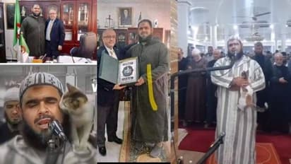 'തറാവീഹ്  നിസ്കാരത്തിനിടെ ഇമാമിന്റെ ദേഹത്ത് ചാടിക്കയറി  പൂച്ച',  വീഡിയോ വൈറലായതിന് പിന്നാലെ ഇമാമിന് ആദരം