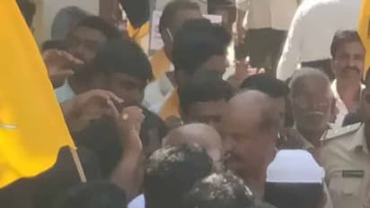 కొమ్మాలపాటి, నంబూరి మధ్య సవాళ్లు: అమరావతిలో టీడీపీ కార్యకర్తలపై లాఠీచార్జీ,టెన్షన్ (వీడియో)