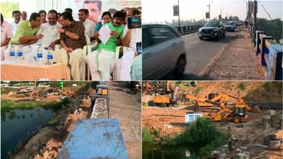 കാലടിയില് സമാന്തര പാലത്തിന്റെ നിര്മ്മാണത്തിന് തുടക്കം,2024 ഒക്ടോബറിൽ പൂർത്തീകരിക്കുമെന്ന് മന്ത്രി റിയാസ്