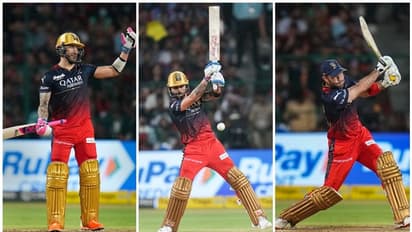 IPL 2023: ಬ್ಯಾಟಿಂಗ್‌ ಸ್ವರ್ಗದಲ್ಲಿ ಆರ್‌ಸಿಬಿ ತ್ರಿಮೂರ್ತಿಗಳ ರುದ್ರತಾಂಡವ