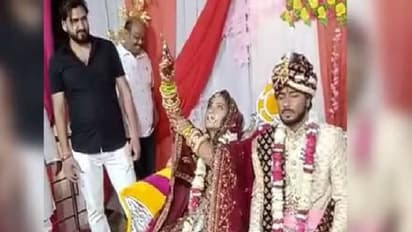 വിവാഹവേദിയിൽ വച്ച് വധുവിന് തോക്ക് കൈമാറി യുവാവ്, നാല് തവണ വെടിയുതിർത്ത് വധു, അമ്പരന്ന് വരൻ