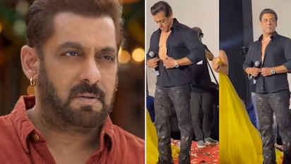 Salman Khan flaunts his six-pack abs amid trolls slamming him for using VFX in Kisi Ka Bhai Kisi Ki Jaan