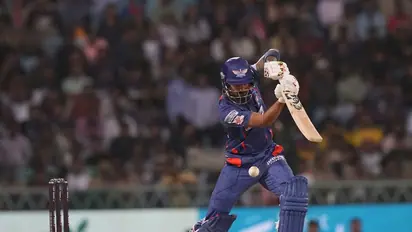 IPL 2023 ಅರ್ಧಶತಕ ಸಿಡಿಸಿ ಕೆಎಲ್ ರಾಹುಲ್ ಹೊಸ ದಾಖಲೆ, ಪಂಜಾಬ್ಗೆ 160 ರನ್ ಟಾರ್ಗೆಟ್!