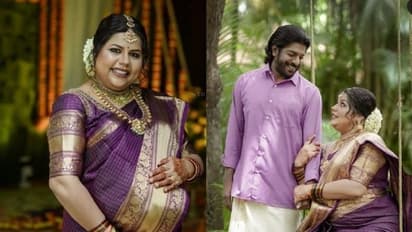 വളകാപ്പ് വിശേഷങ്ങളുമായി സ്നേഹയും ശ്രീകുമാറും